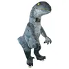Image de Costume dinosaure gonflable adulte Halloween Cosplay Blow up Outfit Velociraptor - Multicolore