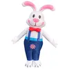 Image de Costume gonflable jeu déguisement de pâques combinaison Cosplay tenue cadeau lapin - Blanc
