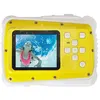 Image de Enregistreur vidéo HD 1080P appareil photo numérique étanche pour enfants Affichage LCD 2,0 pouces sous l'eau - Jaune