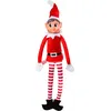 Image de SPARKLERS CLUB Lutin Farceur de Noel Elf Fille 30cm en Peluche, idéal pour préparer Noel pour Enfants et Adultes - Petit Elves Coquin, Figurine ludique et Souple Magie de Noel
