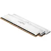 Image de Crucial Pro DDR5-6000 Kit 32GB 2x16GB UDIMM white Overclocking (2 x 16GB, 6000 MHz, RAM DDR5), Mémoire vive, Blanc
