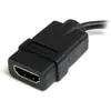 Image de StarTech .com 5in High Speed HDMI Adapter Cable - HDMI to HDMI Micro - F/M - 5 inch Micro HDMI Ad... (HDMI), Adaptateur vidéo, Noir