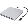 Image de Lecteur graveur DVD CD externe USB type C compact Silver pour Macbook air / macbook pro Mac OS 2022 2023 Hightechnology