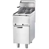 Image de Friteuse à Gaz Double 2 x 7 L 12 kW - G20 ou G30 - Stalgast - - Acier inoxydableGaz de ville 400x700x850mm