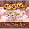 Image de Labella 850B - Jeu de cordes guitare classique Elite 850B Black Nylon - Tension médium