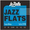 Image de La Bella Jazz Flats Stainl-20PCM 012/052, Corde de guitare