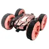 Image de 1/24 RC Luminous Stunt Car Télécommande 360   degrés Rotation cadeau pour enfants - Rose