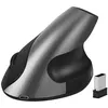 Image de Souris verticale sans fil 2.4G photoélectrique muette ergonomique verticale rechargeable gris