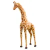 Image de Peluche girafe Géant Doux pour enfants cadeau 60cm-marron