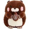 Image de Peluche Marmotte pour les enfants cadeau 40cm-café