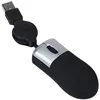 Image de Souris Filaire Mini USB Rétractable Pour ordinateur portable-Noir