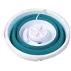Image de Machine à laver Mini Portable Avec alimentation USB pliable-Bleu