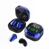 Image de Écouteur Bluetooth Sans fil avec micro Affichage numérique Sport In-ear-Bleu