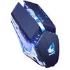 Image de Souris de jeu Silencieuse sans fil FREE WOLF X11-Multicolore