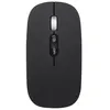 Image de Souris de jeu USB optique sans fil 2.4GHz silencieuse rechargeable 1600DPI pour PC-noir