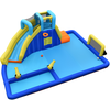 Image de CostwayChâteau Gonflable 6 en 1 avec Escalade Toboggan à Jet d'Eau Grande Piscine Cadre de Football/Basket-ball (sans Souffleur)