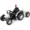 Image de CostwayTracteur Electrique avec T ©l ©commande 2.4G 12V 7AH Vitesse : 3-8 km/h MP3 Port USB pour Enfants de 3   8 Ans Blanc