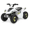 Image de Quad buggy electrique pour enfant 6 v 4,5 km-h max voiture pour enfants de 3 ans+ blanc
