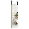 Image de CostwayMiroir Rectangulaire Mural / Suspendre sur Porte en Bambou de Style Moderne avec Angles Arrondis 100 x 35 CM