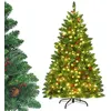Image de Giantex Sapin de Noël Artificiel LED 200cm avec 11 Modes d'Eclairage et 5 Changements
