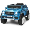 Image de voiture eléctrique giantex 12 V pour enfants BMW G650-S avec lumières LED, télécommande parentale de 3 à 8 ans bleu