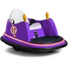 Image de CostwayVoiture Auto Tamponneuse Électrique 6V pour Enfants 2-5 Ans avec Télécommande Effet Sonore et Lumineux 57x75x42cm Violet