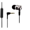 Image de V7 HA111-3EB - Écouteurs avec micro - intra-auriculaire - filaire - jack 3,5mm - isolation acoustique - argent