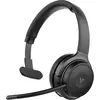 Image de V7 HB605M Casque supra-auriculaire (Sans fil, USB-C), Casque micro de bureau, Gris, Noir
