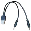 Image de USB à 2DC2.0mm Chargeur Adaptateur secteur Câble DC 5V charge d'alimentation pour écouteurs Core i7 Pealer806