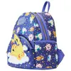 Image de Loungefly Pokemon Sleeping Pikachu and Friends backpack 26cm