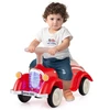 Image de CostwayVoiture Porteur Enfant avec Volant Klaxon Phares à LED sous le Siège Voiture Rétro avec Roues Silencieuses pour 19-36 Mois Rouge
