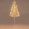 Image de CostwayBouleau Illuminé de 1,5 m Branches Pré-illuminées avec 240 LED Blanc Chaud Socle Lesté Décoration d'Intérieur Artificielle Blanc