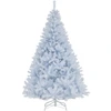 Image de CostwaySapin de Noël Artificiel de 180cm Arbre Pré-Éclairé Articulé avec 1000 Pointes de Branches 280Lumières LED 11 Modes d'Éclairage Blanc