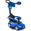 Image de CostwayVoiture à Pousser 3-en-1 Mercedes-Benz sous Licence avec Canopy rRéglable et Barre de Direction pour 18- 36 Mois Charge 25kg Bleu
