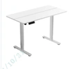 Image de CostwayBureau   lectrique Ergonomique Assis-debout Bureau R ©glable en Hauteur avec 3 M ©moires & Protection Anti-collision Blanc