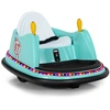Image de CostwayVoiture Auto Tamponneuse Électrique 6V pour Enfants 2-5 Ans avec Télécommande Effet Sonore et Lumineux 57x75x42cm Vert