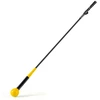 Image de CostwayEntraîneur pour Swing de Golf Bâton d'Entraînement pour l'Échauffement avec Tête Lestée pour la Prise en Main pour Jeunes 120cm Jaune