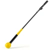 Image de CostwayEntraîneur pour Swing de Golf Bâton d'Entraînement pour l'Échauffement avec Tête Lestée pour la Prise en Main pour Jeunes 80cm Jaune