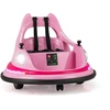 Image de CostwayAuto Tamponneuse Enfants Voiture   lectrique 12V avec T ©l ©commande & Double Joysticks Rotation   360° Connexion Sans Fil pour 3+ Ans Rose