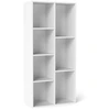 Image de CostwayÉtagère à 7 Cubes Bibliothèque Indépendante Verticale ou Horizontale avec 7 Compartiments Organisateur Cube Blanc
