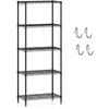 Image de CostwayÉtagère de Rangement à 5 Niveaux Étagères Réglables Robuste avec Grille en Fil en Forme de V Meuble de Rangement pour Cuisine Garage Salon