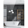 Image de CostwayMiroir Lumineux LED 80 x 60 CM Miroir Mural de Salle de Bain Anti-buée avec Luminosité Réglable Commande Tactile Intelligente Argent