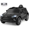 Image de CostwayVoiture Électrique pour Enfants Voiture 2V avec télécommande sous Licence Aston Martin avec Klaxon Musique et Lumières LED pour 3-8 Ans Noir