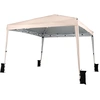 Image de CostwayTonnelle de Jardin Exterieur 3 x 3 M Tente de R ©ception Pliante Imperm ©able avec Sac de Transport Piquets Pergola Jardin Beige