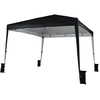 Image de CostwayTonnelle de Jardin Exterieur 3 x 3 M Tente de R ©ception Pliante Imperm ©able avec Sac de Transport Piquets Pergola Jardin Noir