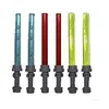 Image de Lot de 6 sabres laser LEGO pour petites figurines (2 rouges, 2 bleues, 2 jaunes)