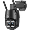 Image de Ctronics 2.5K 4MP Caméra Surveillance WiFi Exterieur - Double Objectif - 2,4G/5G WiFi - Suivi Auto&Détection Humaine - 6X Zoom Hybride