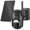 Image de Ctronics 2K 3MP Caméra Surveillance WiFi Extérieur sans Fil Solaire PTZ Vision Nocturne Couleur PIR Détection Humaine
