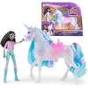Image de Unicorn Academy Layla et la licorne Glacier (avec une vraie crinière et queue et une brosse)