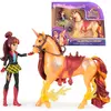Image de Unicorn Academy Valentina et la licorne Cinder (avec une vraie crinière et queue et une brosse)